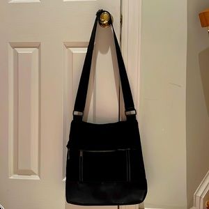 Athleta bag w top and front zippers.